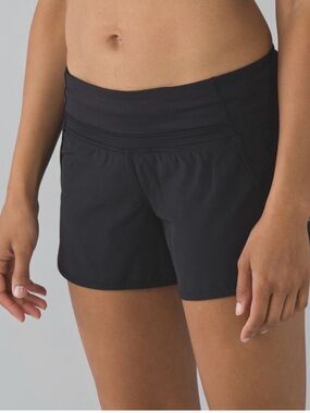 Lululemon Run Times Short *4-way Stretch in Black